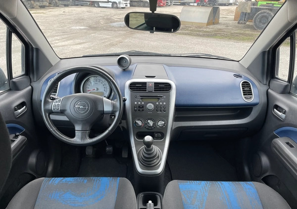 Opel Agila cena 18450 przebieg: 118000, rok produkcji 2011 z Tarczyn małe 379